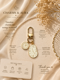 Timeless Elegance Duo Clock Charm